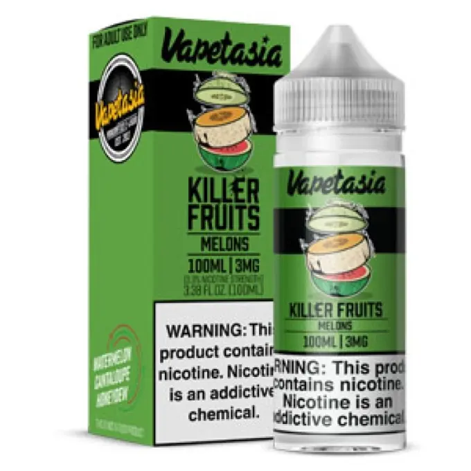 VAPETASIA - KILLER FRUITS MELONS - 100ML-6MG