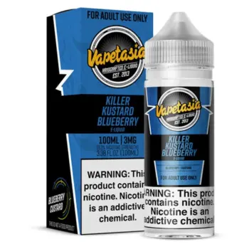 VAPETASIA - KILLER KUSTARD BLUEBERRY - 100ML-6MG