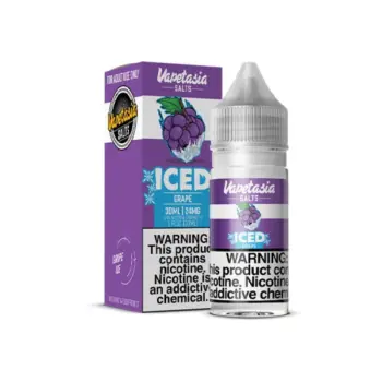 VAPETASIA SALTS - KILLER FRUITS ICED GRAPE - 30ML-24MG