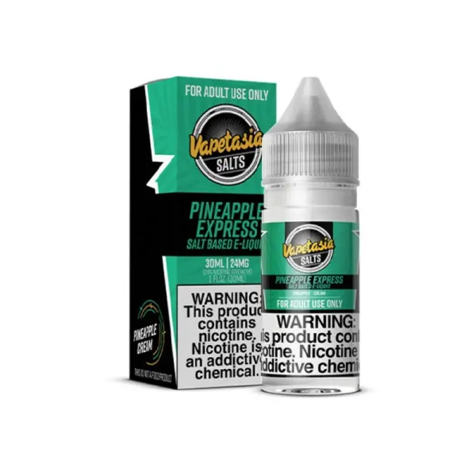 VAPETASIA SALTS - PINEAPPLE EXPRESS - 30ML-24MG
