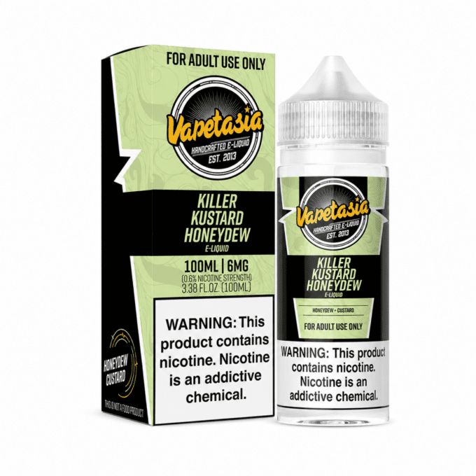 VAPETASIA - KILLER KUSTARD HONEYDEW - 100ML-6MG