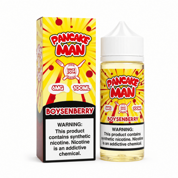 VAPE BREAKFAST CLASSICS - PANCAKE MAN BOYSENBERRY - 100ML-6MG