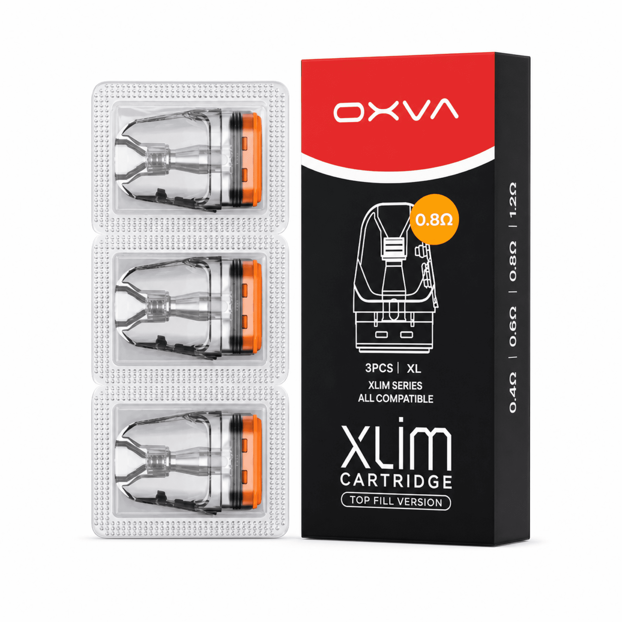 OXVA XLIM TOP FILL CARTRIDGE 3ML(3PCS)