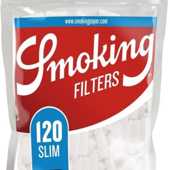 SMOKING CLASSI CIGARETTE FILTER 6MM SLIM SIZE RED