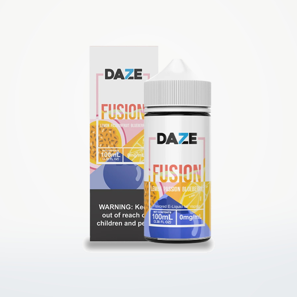 7DAZE FUSION TFN - LEMON PASSIONFRUIT BLUEBERRY - 100ML - SKU G3-7