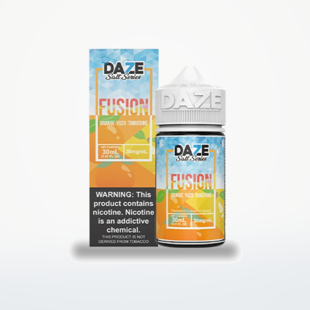 7DAZE FUSION TFN - ORANGE YUZU TANGERINE ICE- 100ML-6MG - SKU G3-5
