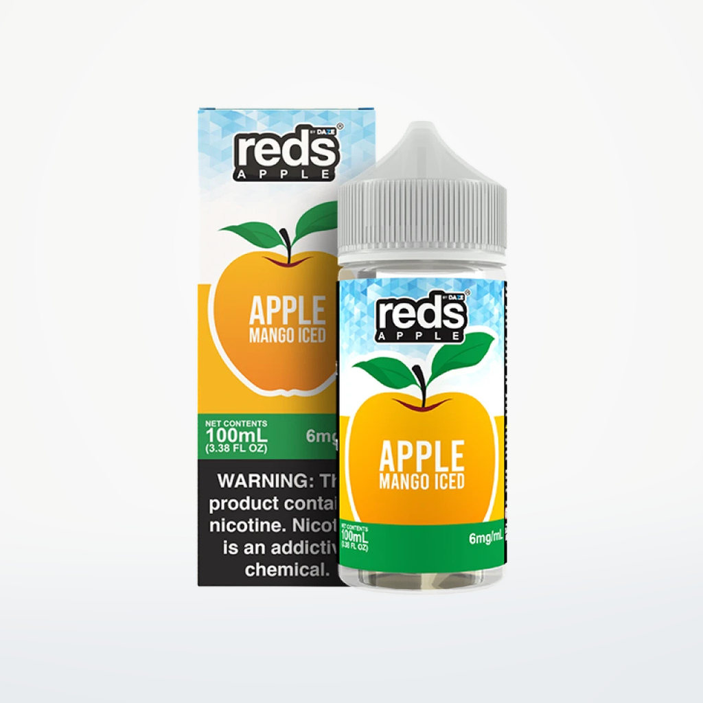 7DAZE REDS APPLE JUICE - MANGO ICED - 100ML-6MG - SKU G3-4