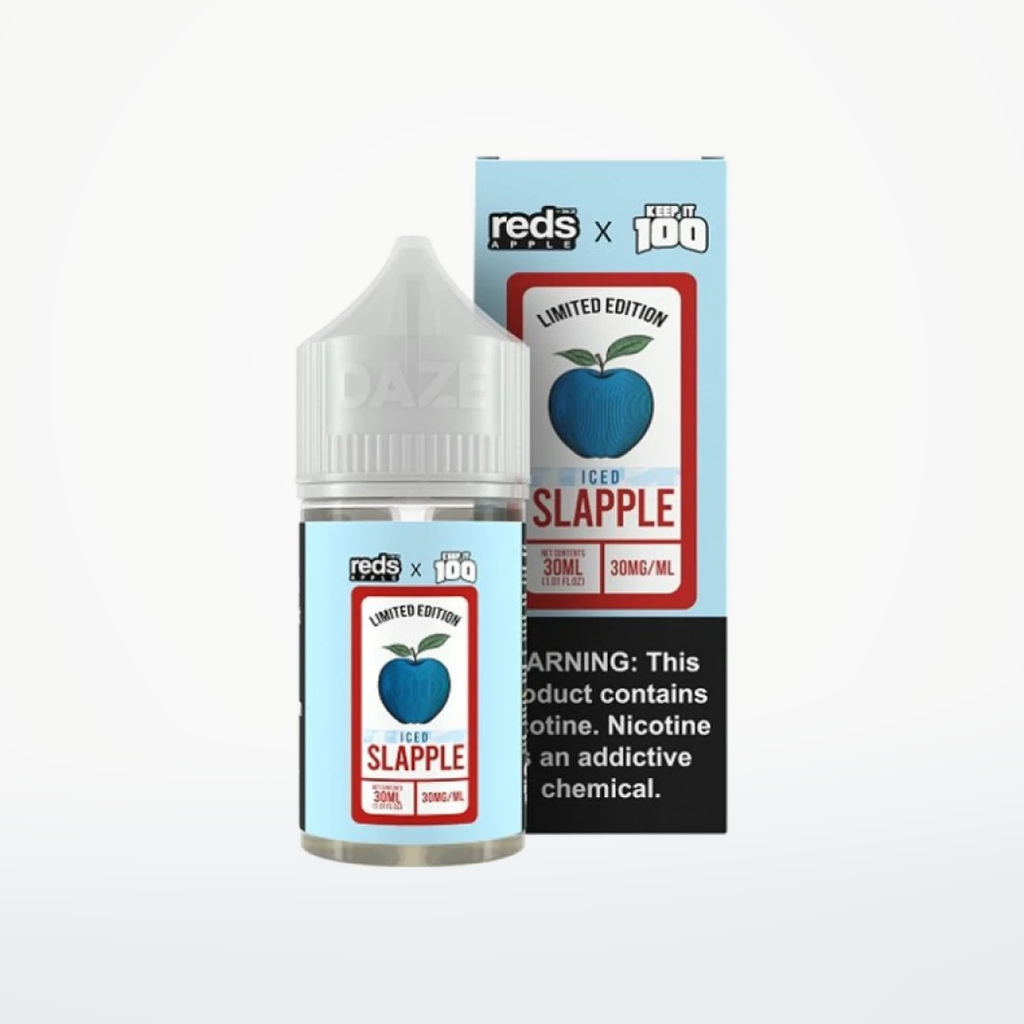 7DAZE X KEEP IT 100 - SLAPPLE ICE- 30ML-30MG - SKU G1-6