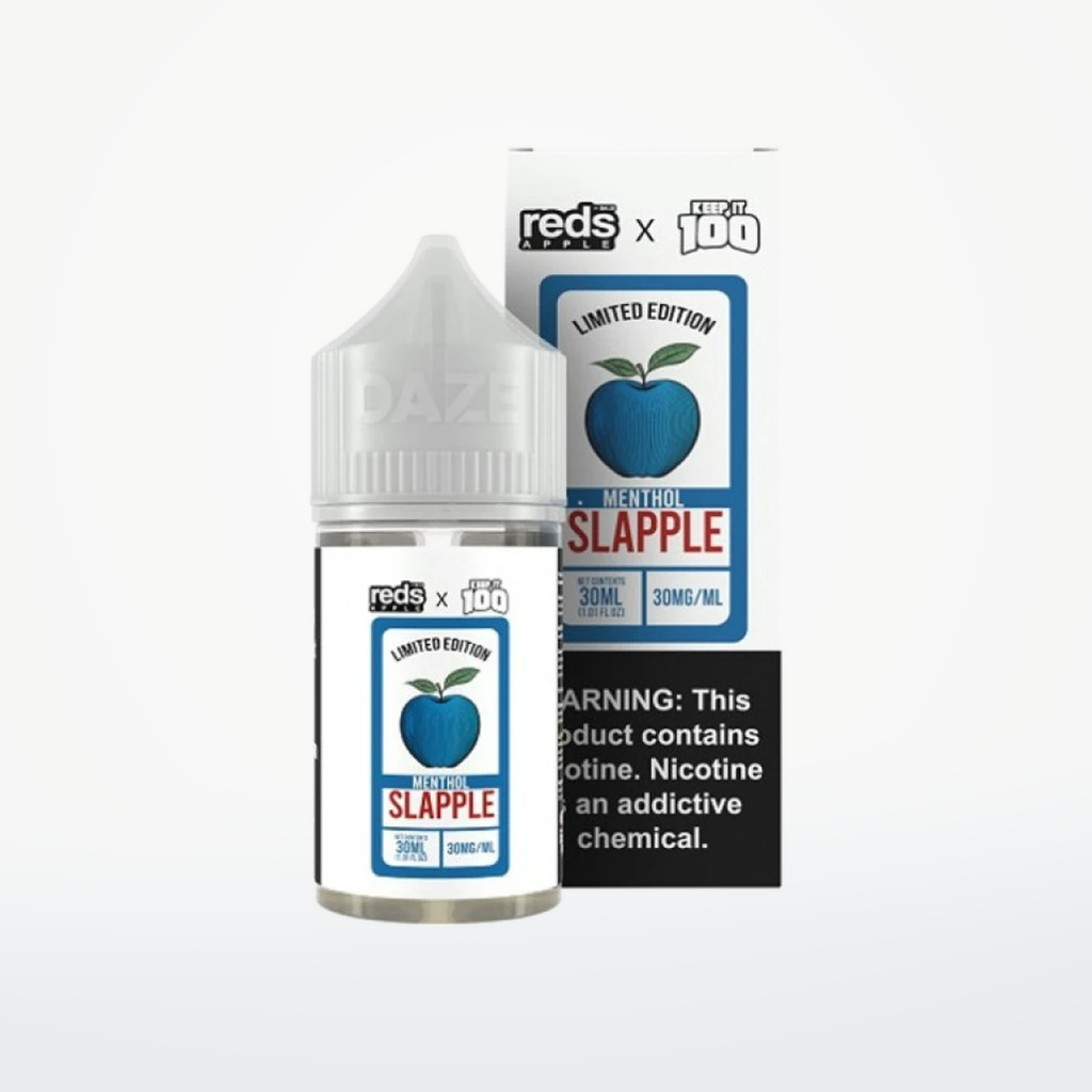 7DAZE X KEEP IT 100 - SLAPPLE MENTHOL - 30ML - SKU G1-8