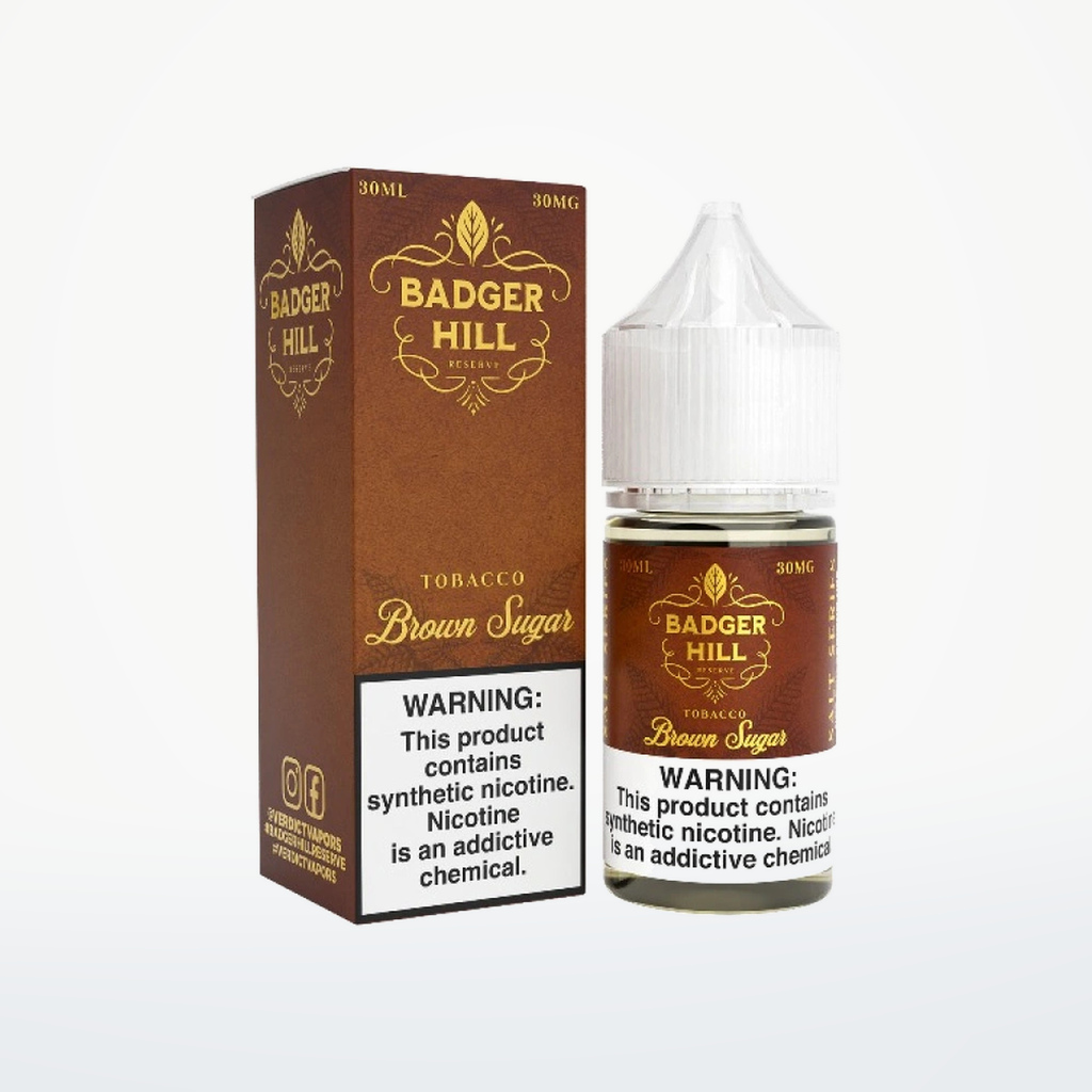 BADGER HILL SALT - BROWN SUGAR - 30ML - SKU H1-5