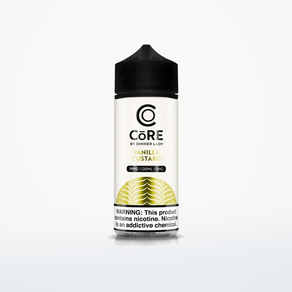 CORE BY DINNER LADY - VANILLA CUSTARD - 120ML-6MG - SKU G4-13