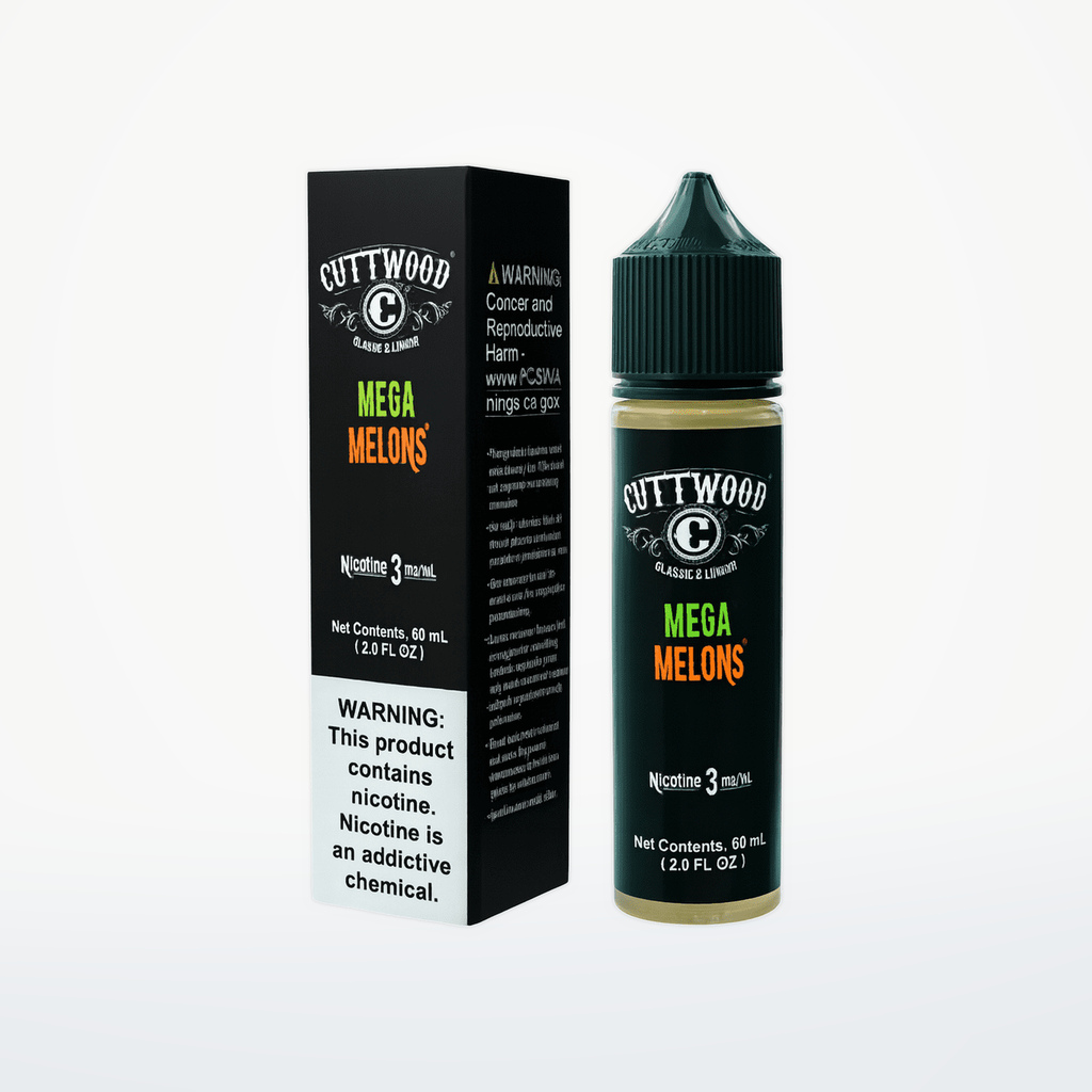 CUTTWOOD E-LIQUIDS - MEGA MELONS - 60ML-6MG - SKU H3-29