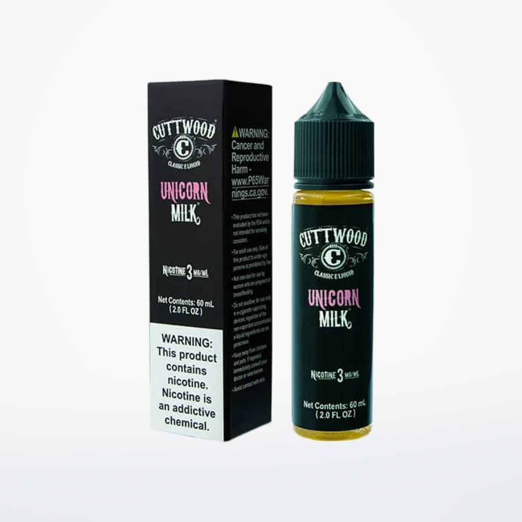 CUTTWOOD E-LIQUIDS - UNICORN MILK - 60ML-6MG - SKU H2-52