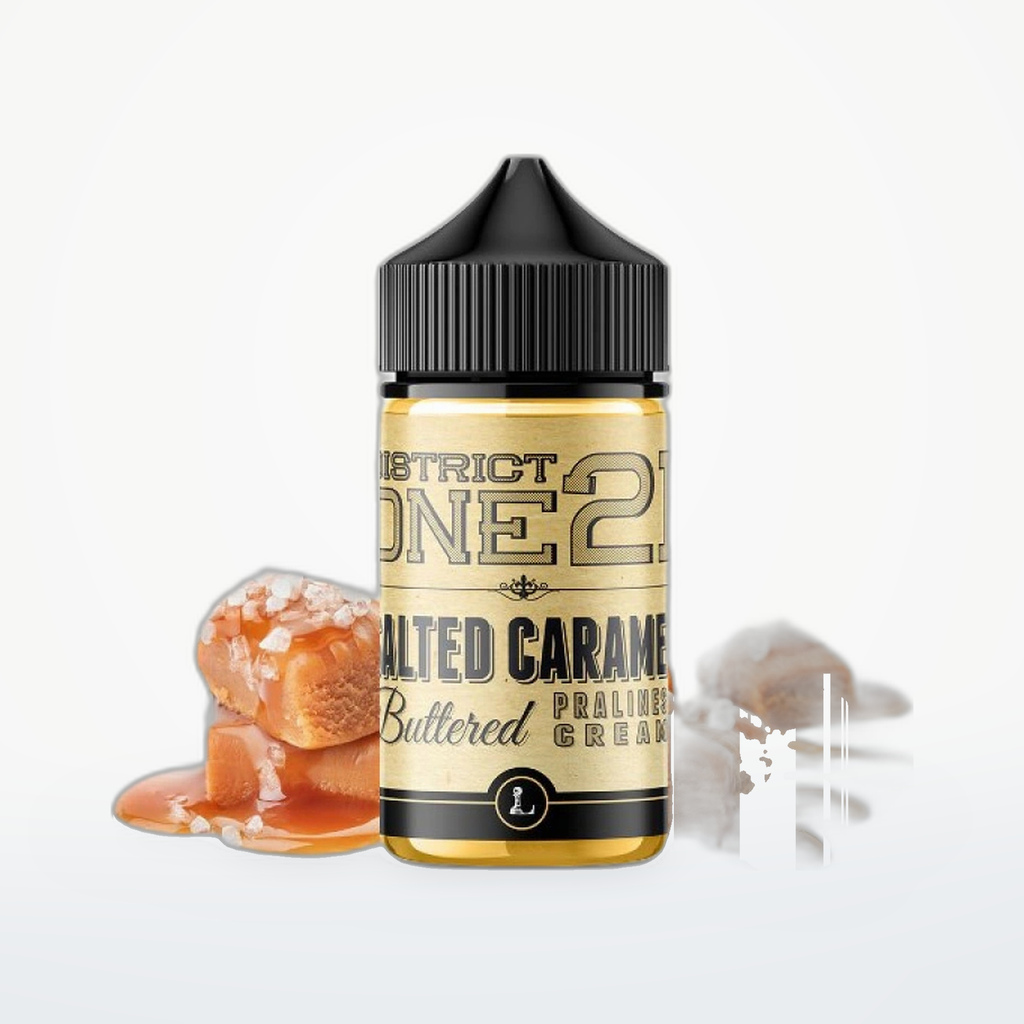 DISTRICT ONE21 BY FIVE PAWNS - SALTED CARAMEL - 60ML-6MG