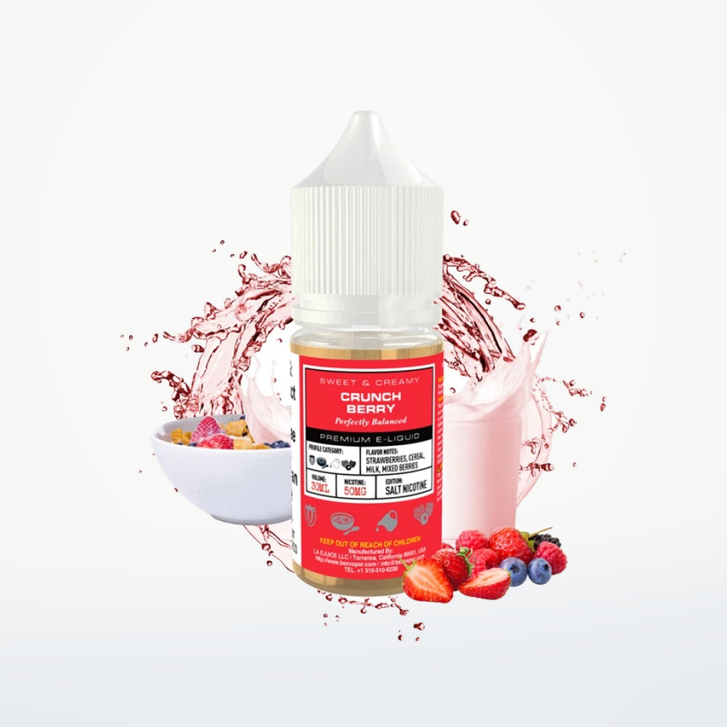 GLAS BASIX BSX NIC - CRUNCH BERRY -SALT- 30ML-30MG - SKU H1-18