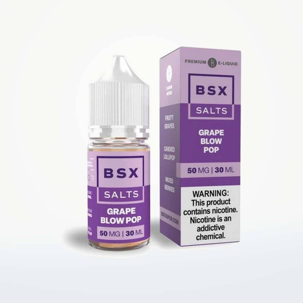 GLAS BASIX BSX NIC SALTS - GRAPE BLOW POP - 30ML-30MG - SKU H1-22