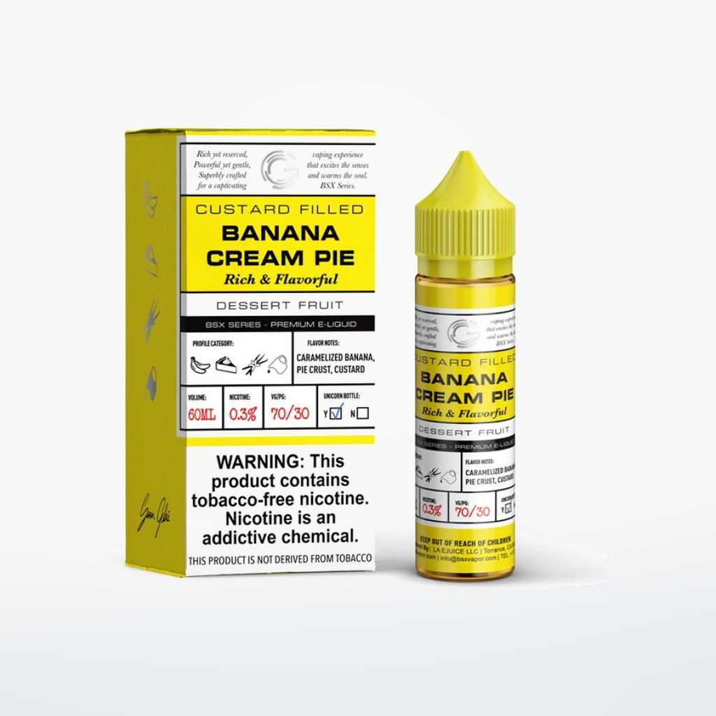 GLAS BASIX BSX SERIES - BANANA CREAM PIE - 60ML-6MG - SKU H3-17