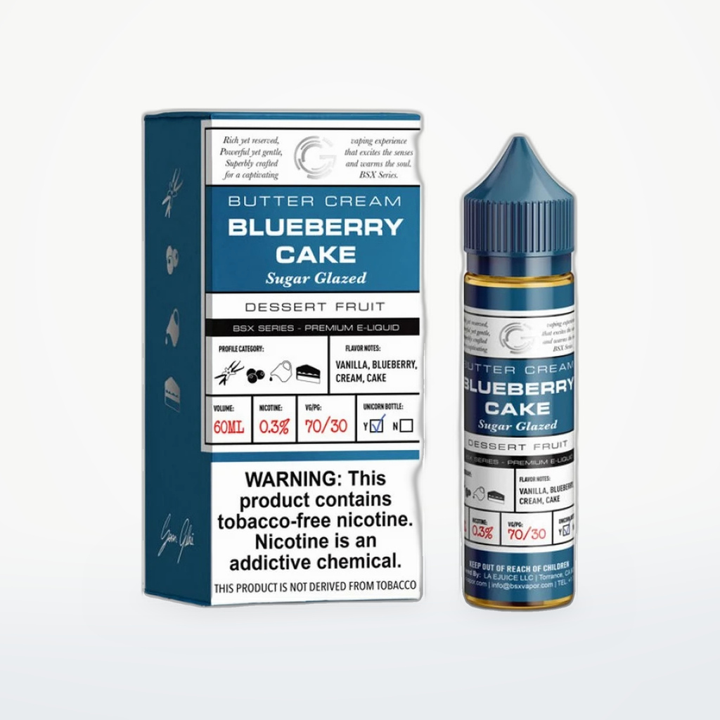 GLAS BASIX BSX SERIES - BLUEBERRY CAKE - FREEBASE-60ML-6MG - SKU H3-21