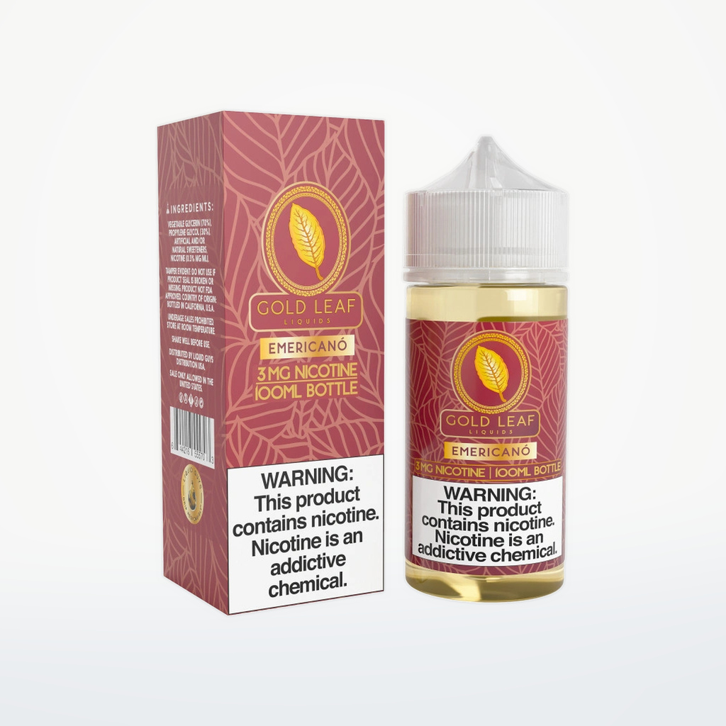GOLD LEAF - EMERICANO - 100ML-6MG - SKU G3-12