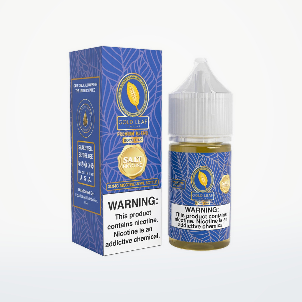 GOLD LEAF SALT - ROYAL OAK - 30ML