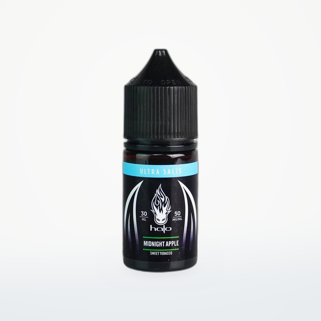 HALO : MIDNIGHT APPLE -SALT-30ML-35MG/50MG