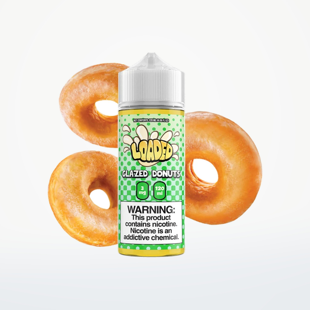 LOADED E-LIQUID - GLAZED DONUTS - 120ML-6MG - SKU G2-22