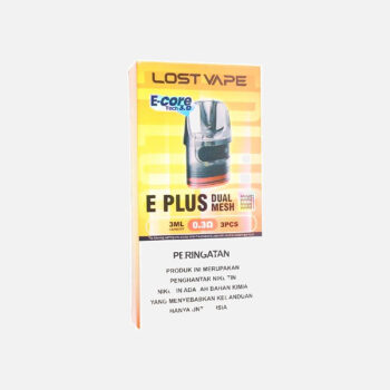 LOSTVAPE : E PLUS CARTRIDGE DUAL MESH 3ML(3PCS)
