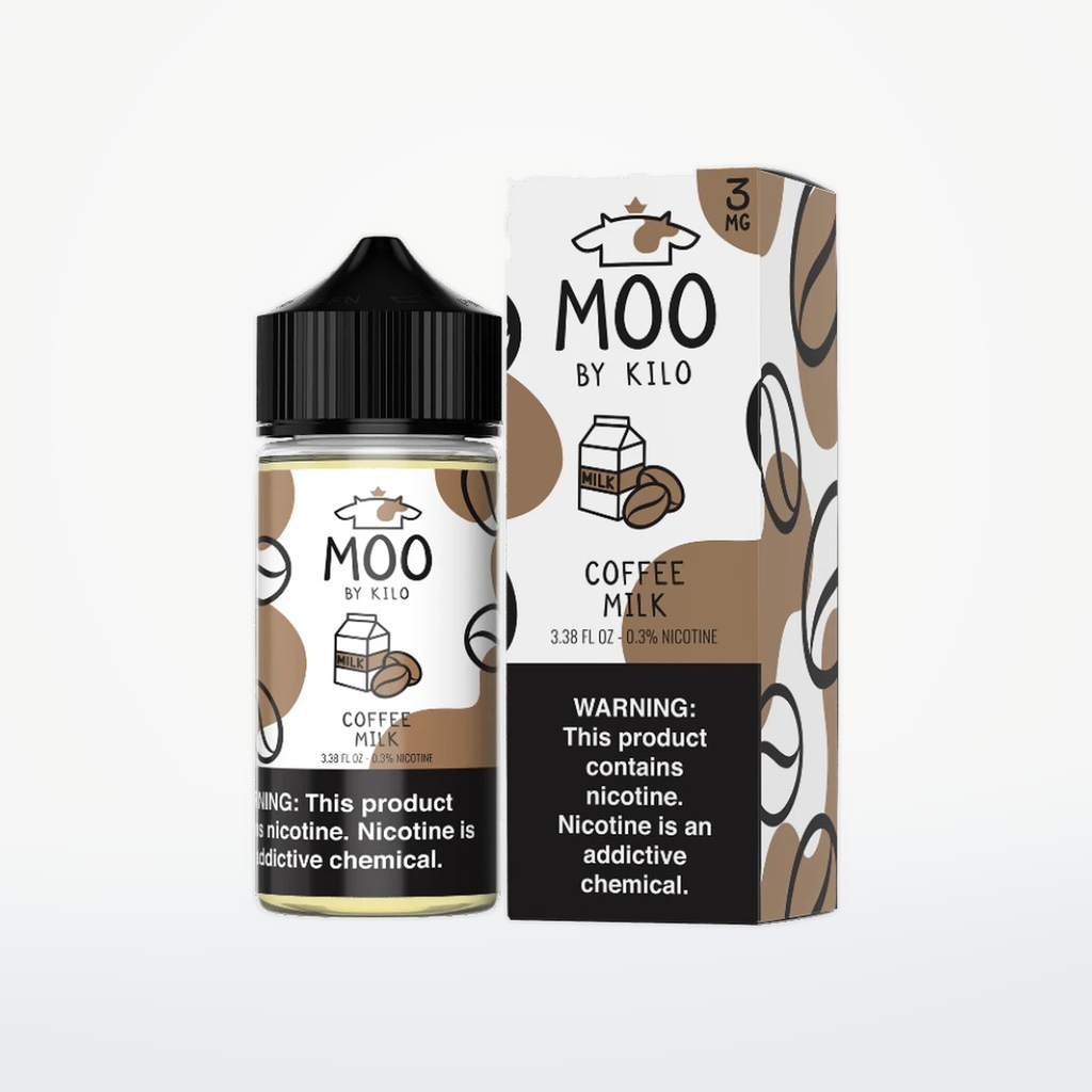 MOO E-LIQUIDS BY KILO - COFFEE MILK - 100ML-6MG - SKU G2-4