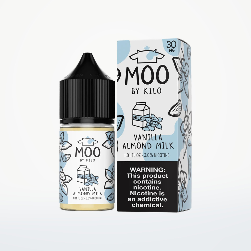 MOO E-LIQUIDS SALT BY KILO - VANILLA ALMOND MILK - 30ML-50MG - SKU H1-9