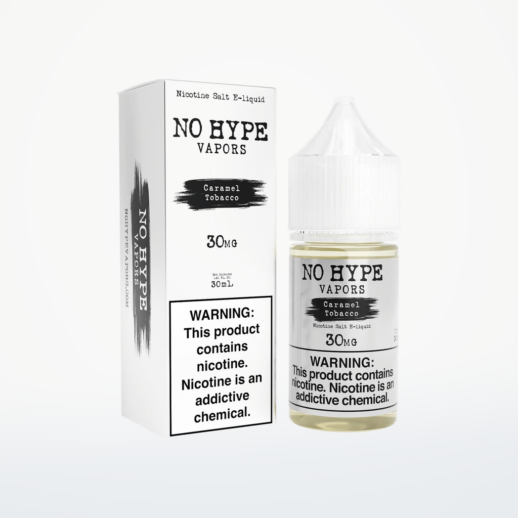 NO HYPE VAPORS SALT - CARAMEL TOBACCO - 30ML-30MG - SKU F1-46