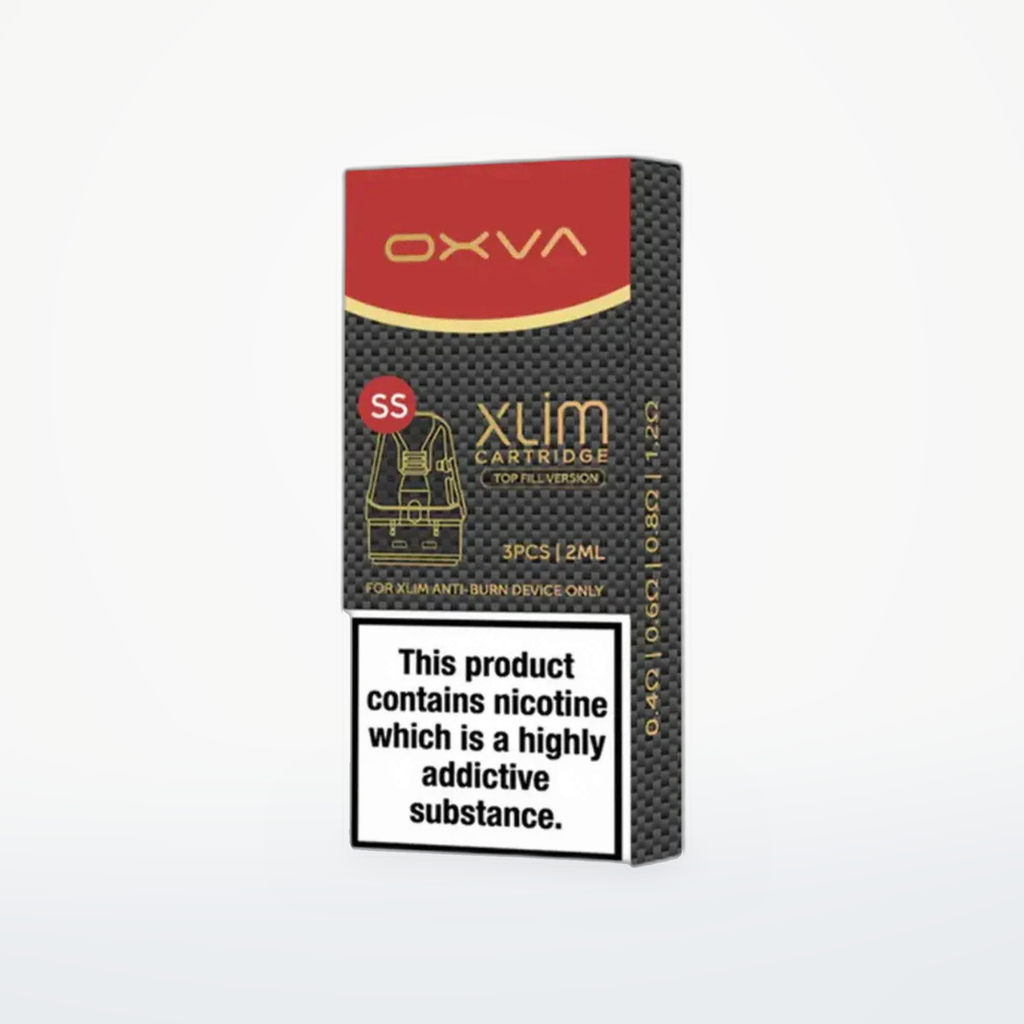 OXVA XLIM TOP FILL CARTRIDGE STAINLESS STEEL DNA专用(3PCS)