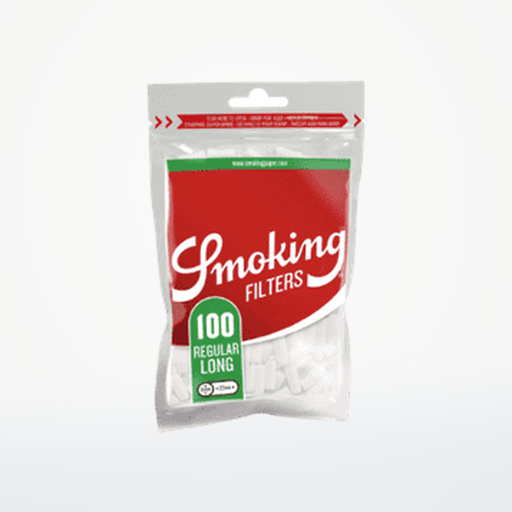 SMOKING CLASSIC LONG FILTERS 8MM GREEN 25 - SKU E1-18