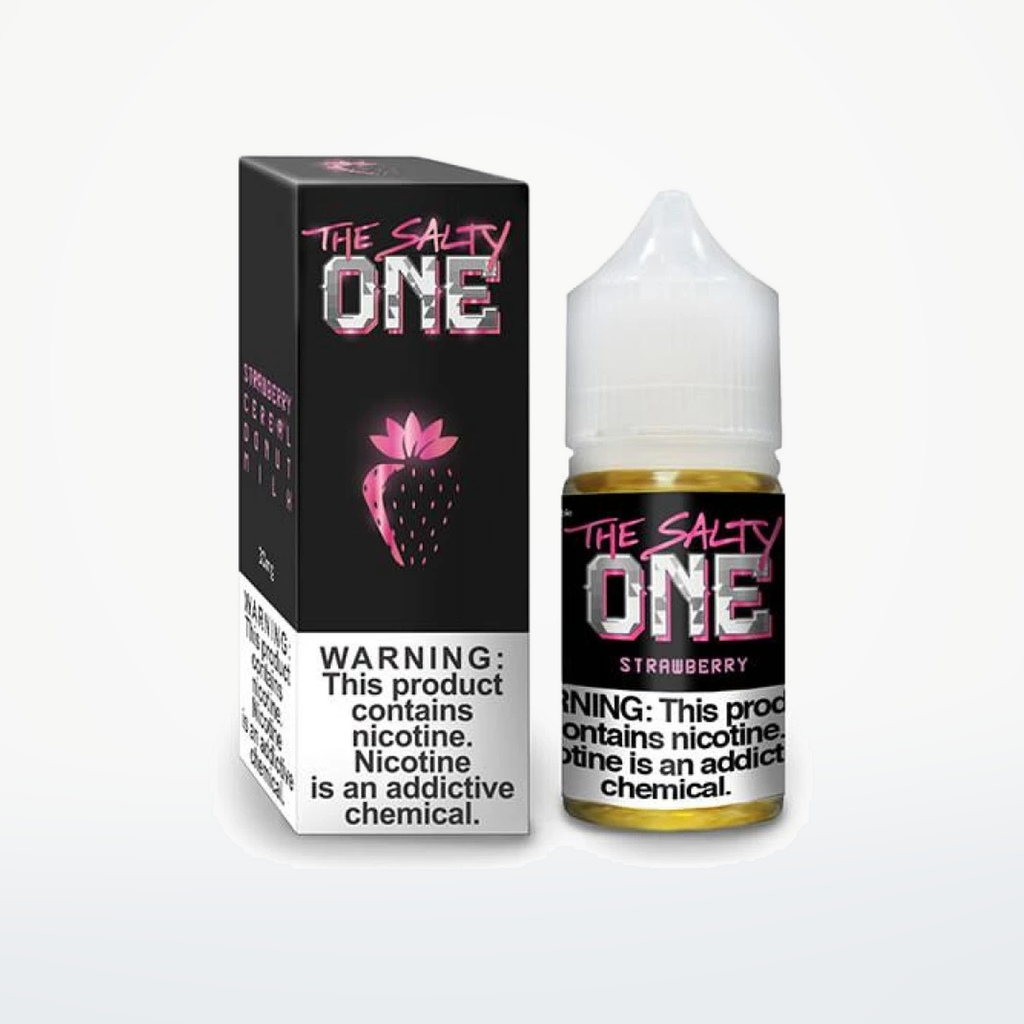 THE SALTY ONE NIC SALT ELIQUID - STRAWBERRY - 30ML-30MG - SKU G1-39
