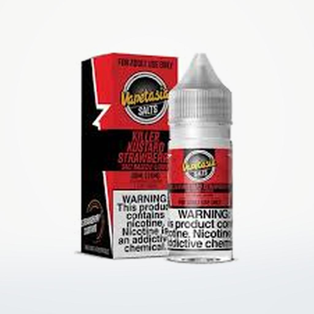 VAPETASIA SALTS - KILLER KUSTARD STRAWBERRY - 30ML - SKU H1-1