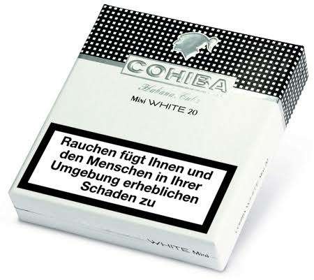 COHIBA MINI WHITE CIGARILLO 20'S（盒）