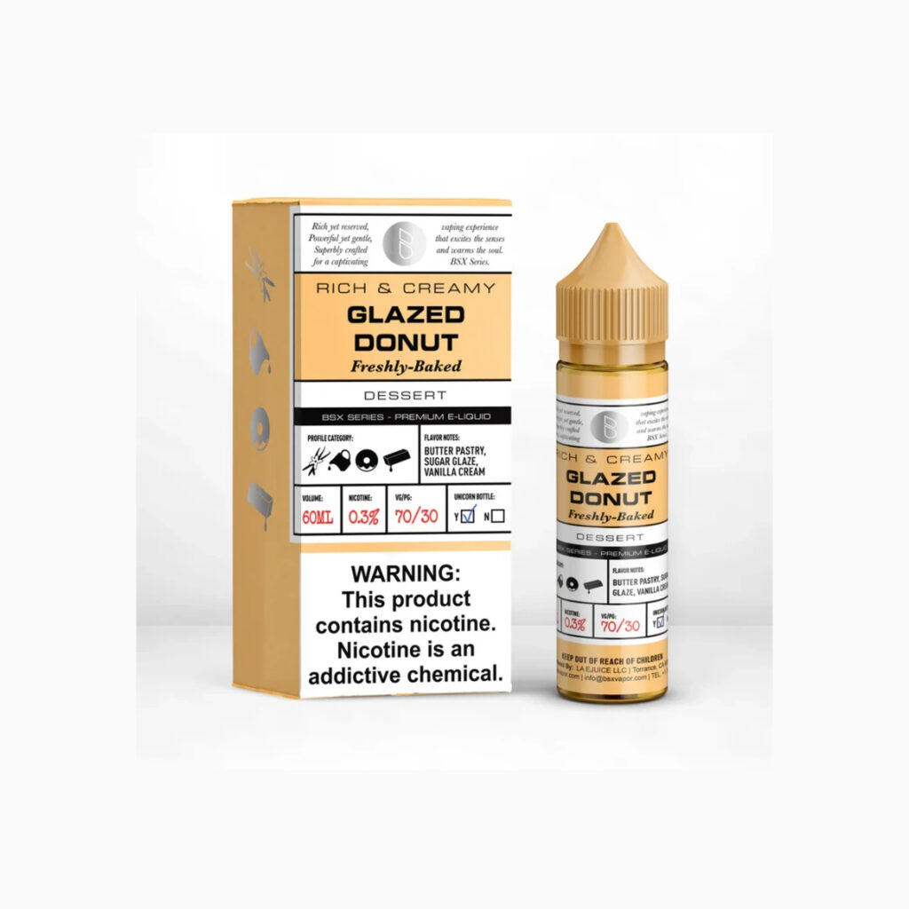 GLAS BASIX BSX SERIES - GLAZED DONUT -FREEBASE-60ML-6MG