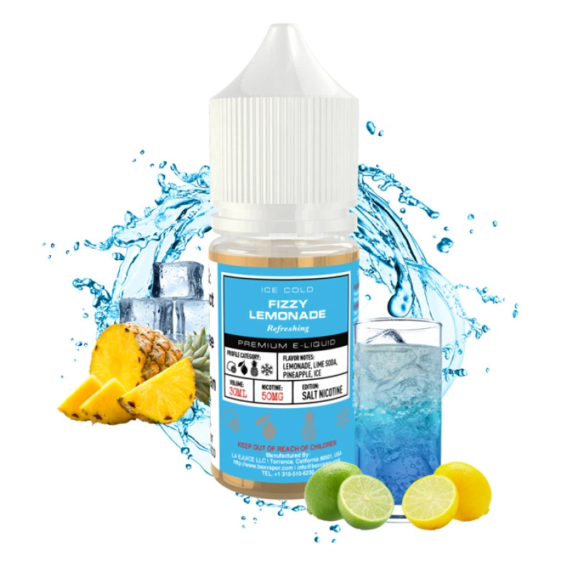 GLAS BASIX BSX NIC SALTS - FIZZY LEMONADE - 30ML-30MG