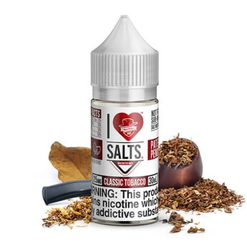 I LOVE SALTS BY MAD HATTER - CLASSIC TOBACCO - 30ML-25MG