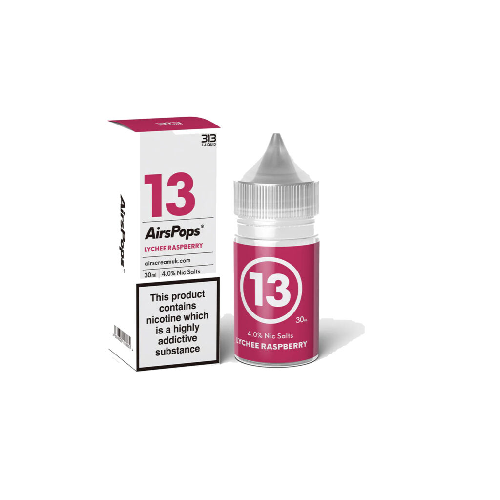 AIRSCREAM-NO.13-LYCHEE RASPBERRY-SALT-30ml-40MG