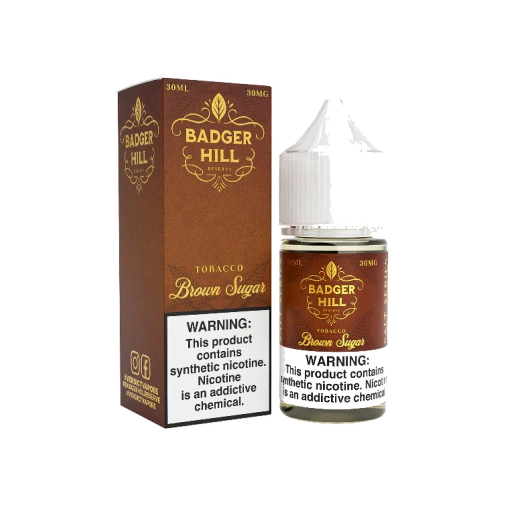 BADGER HILL SALT - BROWN SUGAR - 30ML
