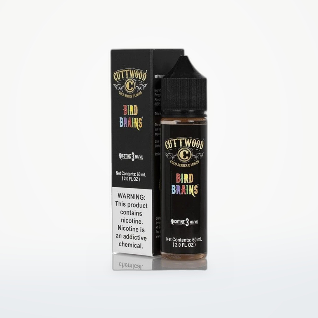CUTTWOOD E-LIQUIDS - BIRD BRAINS - 60ML-3MG/6MG