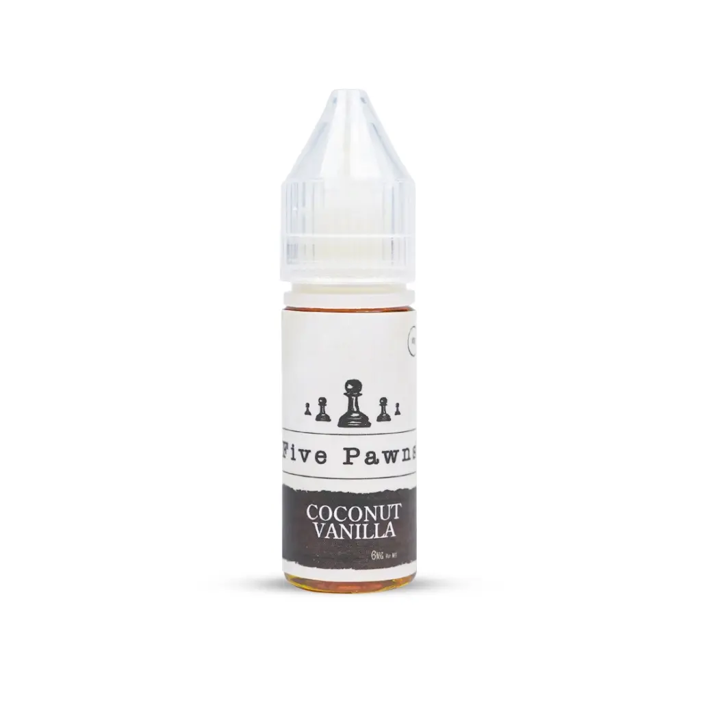 FIVE PAWNS COCONUT VANILLA 15ML (FREEBASE)