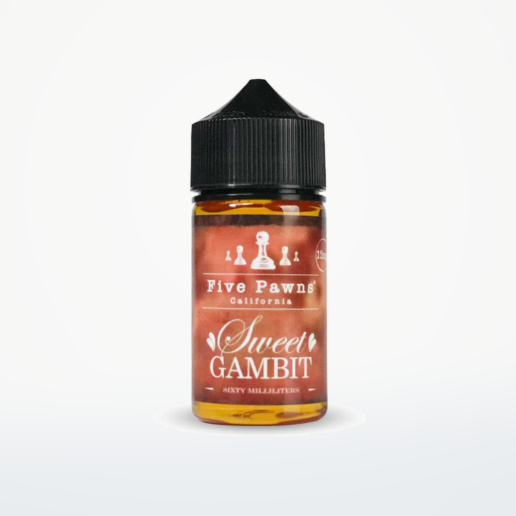 FIVE PAWNS : SWEET GAMBIT-FREEBASE-60ML-6MG（特价无售后）