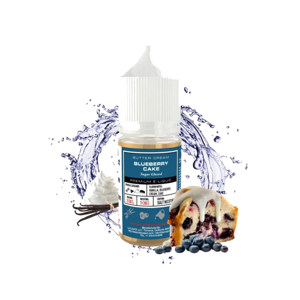 GLAS BASIX BSX NIC SALTS - BLUEBERRY CAKE - 30ML-30MG