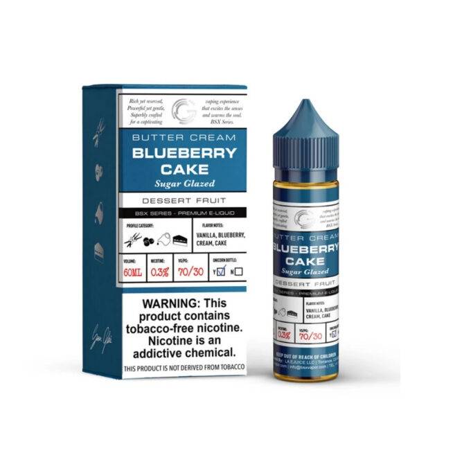 GLAS BASIX BSX SERIES - BLUEBERRY CAKE - FREEBASE-60ML-6MG