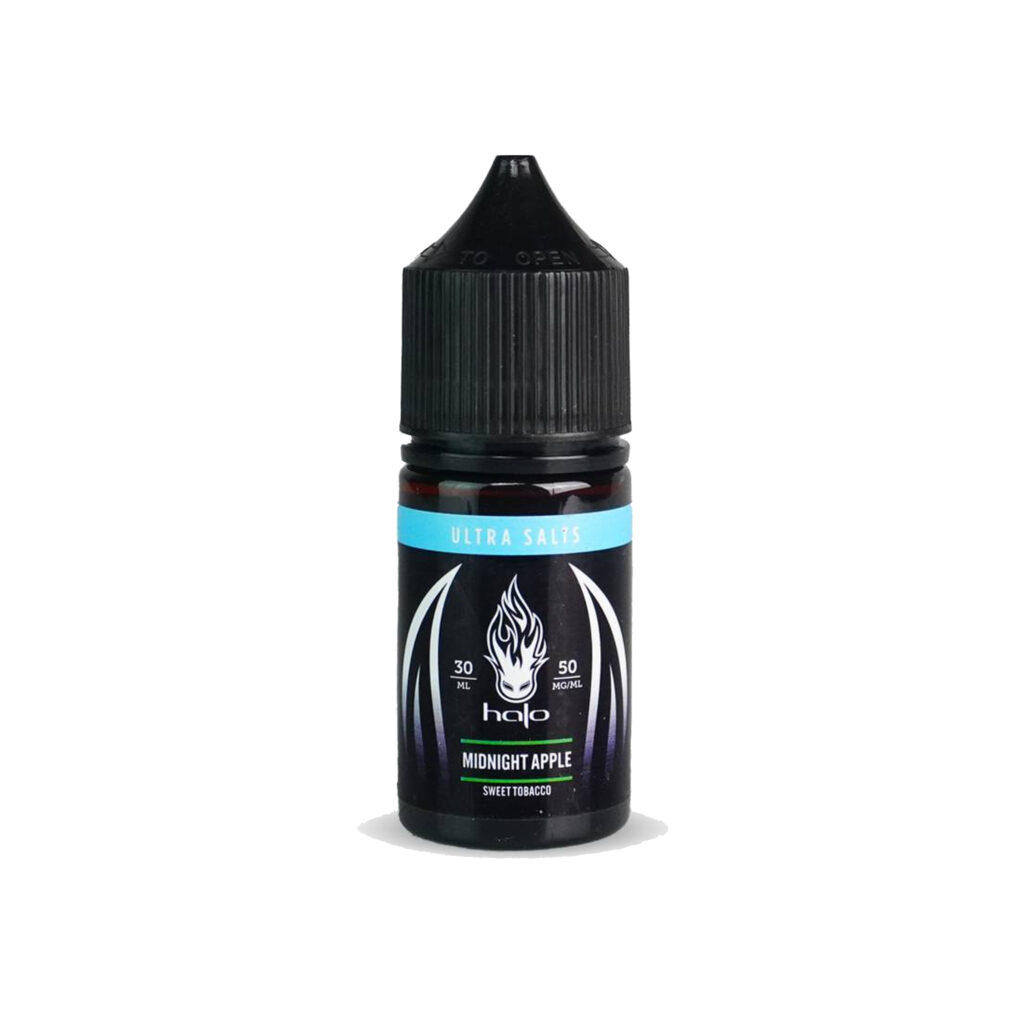 HALO : MIDNIGHT APPLE -SALT-30ML-35MG/50MG