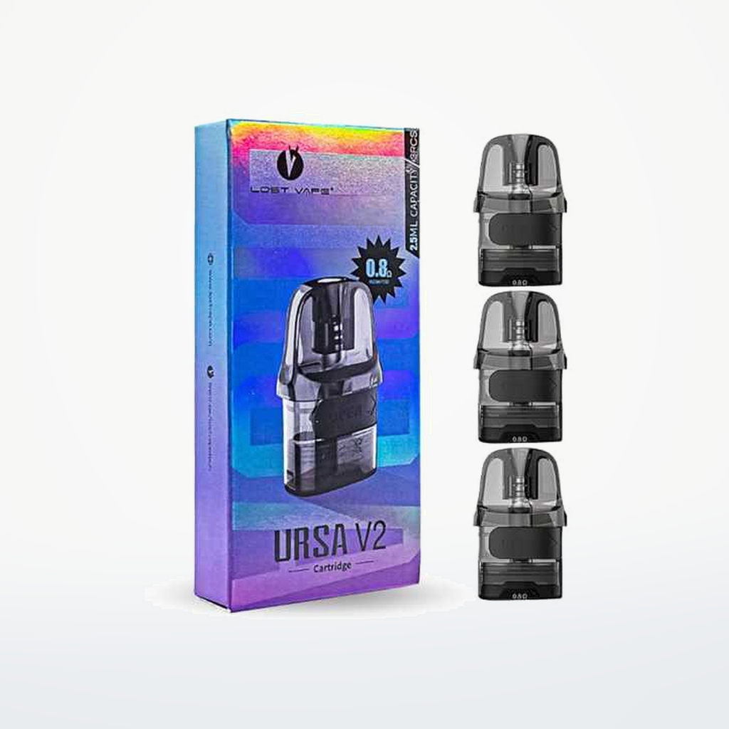 LOSTVAPE：URSA V2-CARTRIDGE 0.8OHM(3PCS)（特价无售后）