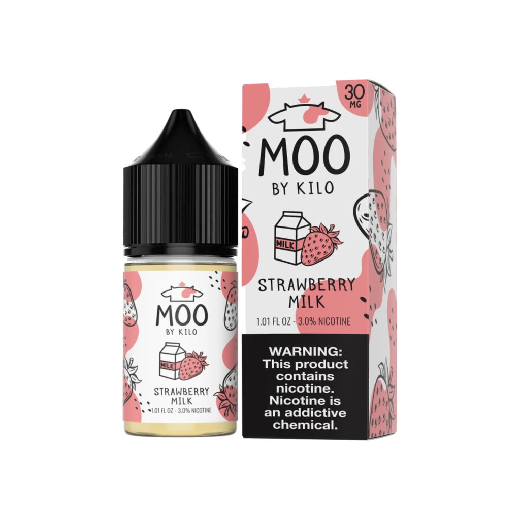 MOO E-LIQUIDS SALT BY KILO - STRAWBERRY MILK - 30ML-50MG