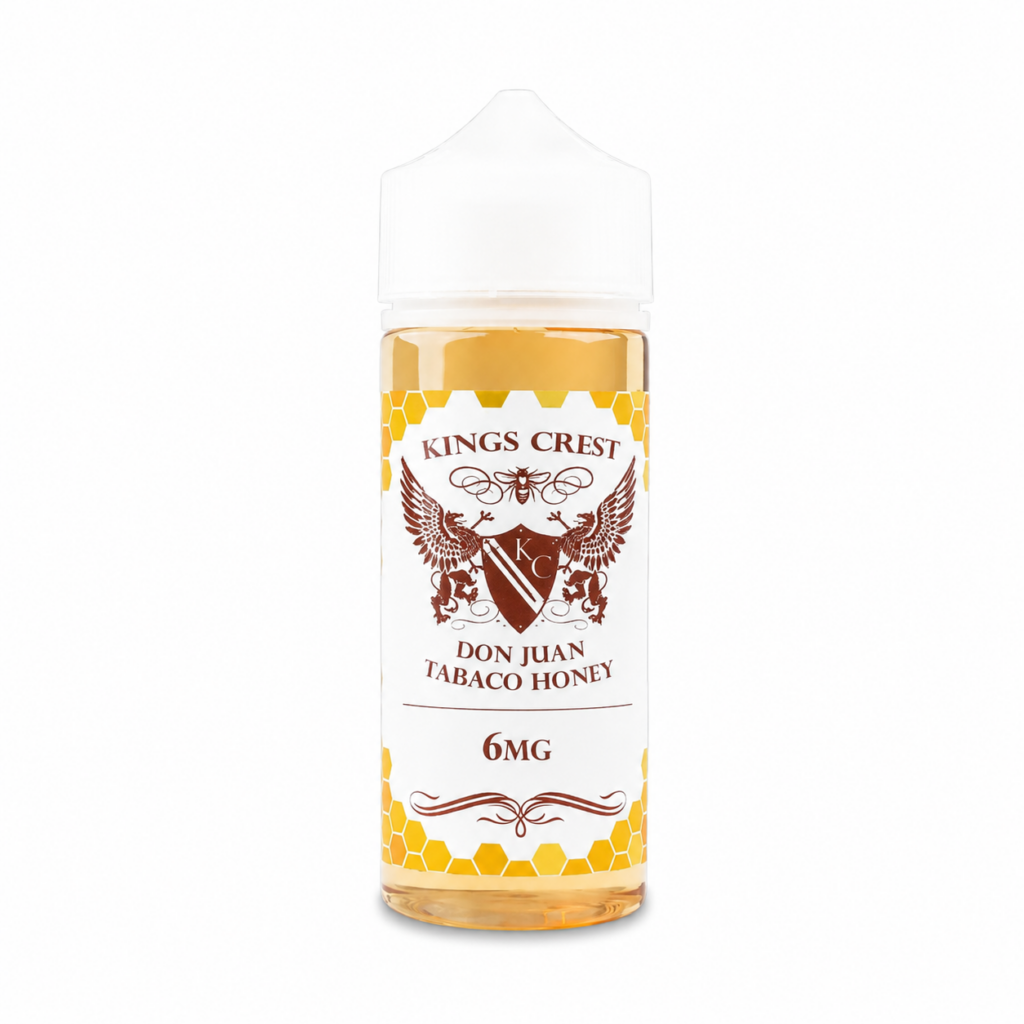 KINGS CREST-DON JUAN TOBACCO HONEY-FREEBASE-120ML-6MG