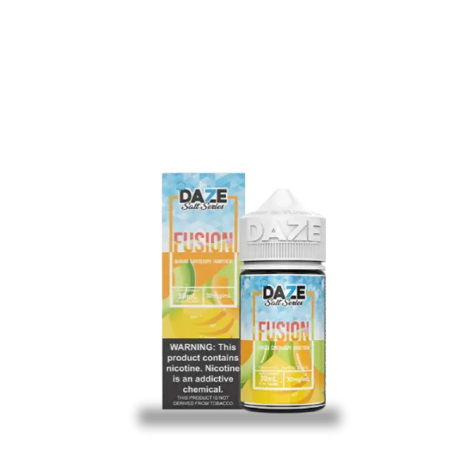 7DAZE FUSION TFN SALT - BANANA CANTALOUPE HONEYDEW ICED - 30ML